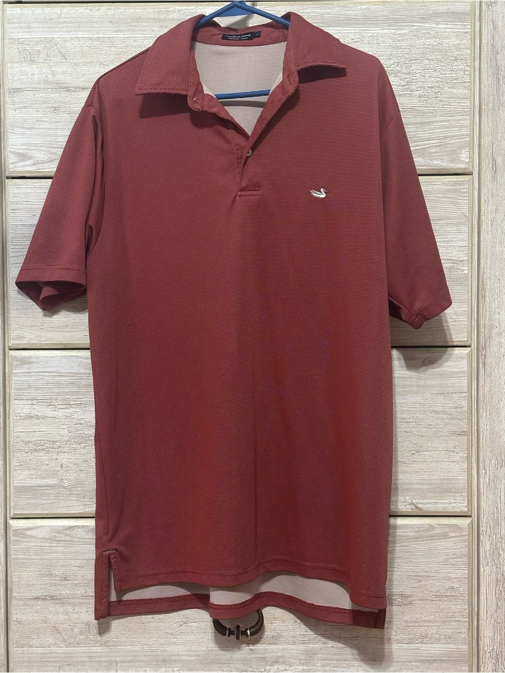 Southern Marsh Men's Polo Shirt - Brick Red